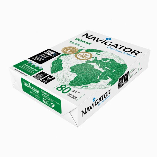 NAVIGATOR Papier universel premium extra-blanc A4 80g - 4 cartons (10000 feuilles)