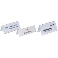 DURABLE Chevalet porte-nom, en forme de toit, en plastique