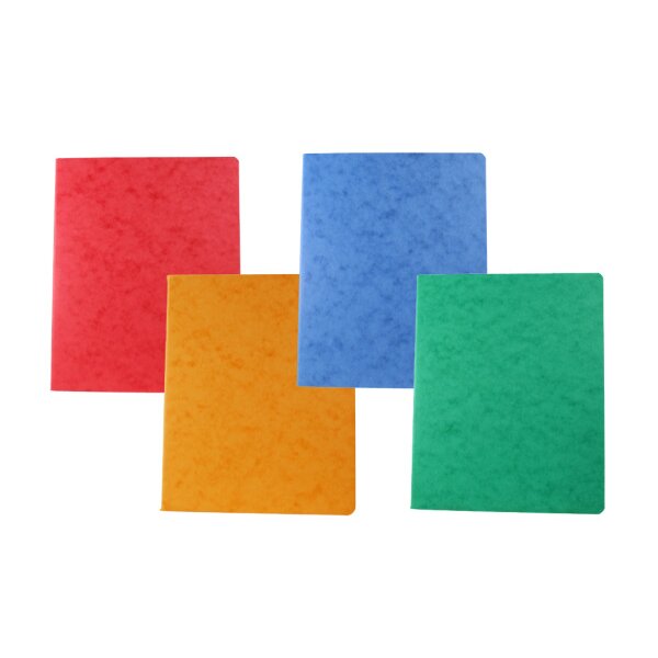 B&Uuml;ROLINE Pressspanheft ass. 17,5x22cm 610020 kariert, 4mm, 80g 48 Blatt