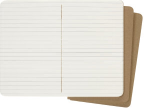 MOLESKINE Notizheft Cahier, L A5, blanko, Karton, schwarz