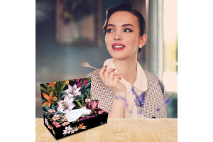 ROOST Mouchoir box 1376142 Fleurs