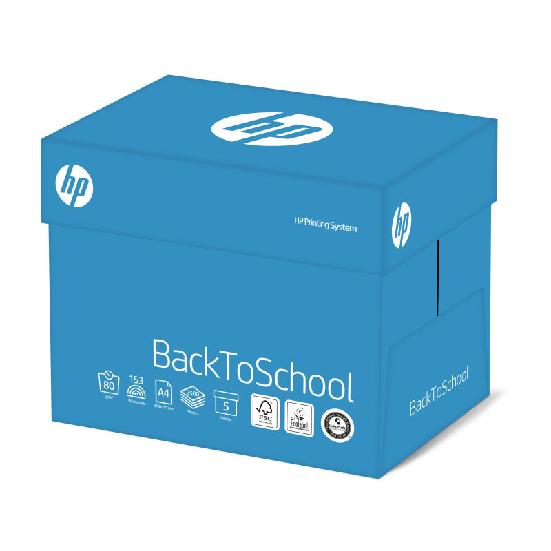HP Back to School Businesspapier weiss A4 80g - 1 Palette (120000 Blatt)