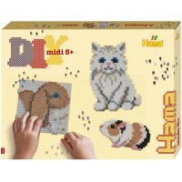 Hama Bügelperlen midi "Haustiere", Geschenkpackung