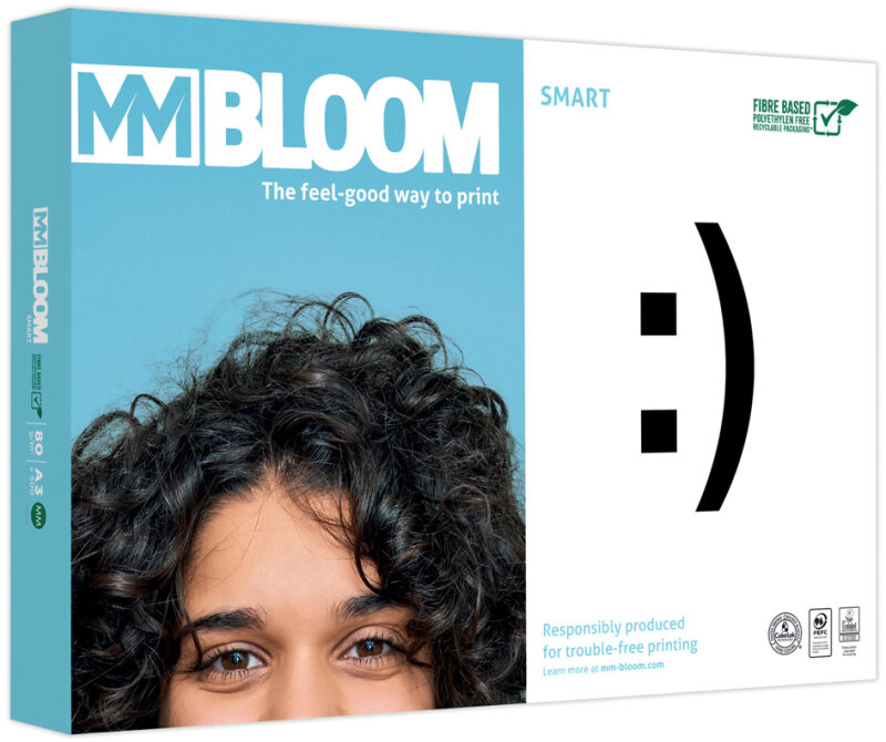 BLOOM Multifunktionspapier SMART, A3, 80 g qm, weiss