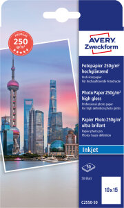 AVERY Zweckform Papier photo jet dencre PREMIUM, 10 x 15 cm