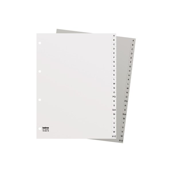 KOLMA Register KolmaFlex A4 18.244.03 grau A-Z 24-teilig