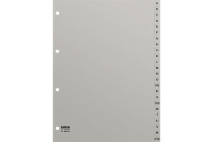 KOLMA Register KolmaFlex A4 18.244.03 grau A-Z 24-teilig