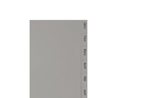 KOLMA Répertoires KolmaFlex A4 18.121.03 gris Jan-Déc FR