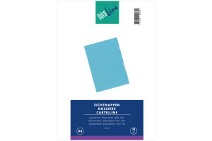 BÜROLINE Sichtmappen A4 620062 blau 10 Stück