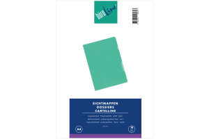 BÜROLINE Sichtmappen A4 620063 grün 10 Stück