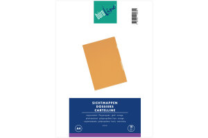 BÜROLINE Sichtmappen A4 620067 orange 10 Stück