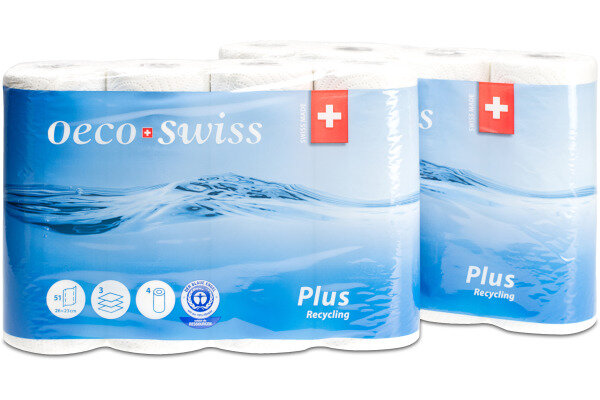 OECO SWISS Haushaltspapier Plus 3388545 4 Rollen