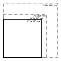 METTLER Enveloppe couleur 155 x 155 sans fenêtre...