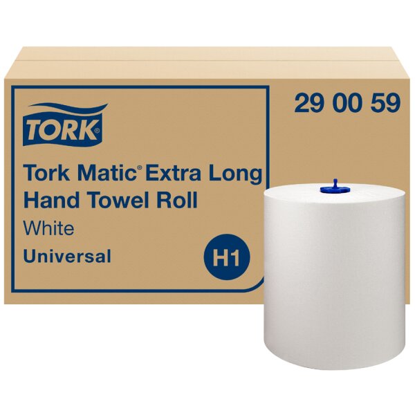 TORK Matic Handtuchrolle, 1-lagig, weiss, 280 m - extra lang