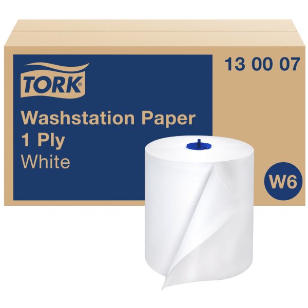 TORK Mehrzweck-Putzrolle, 1-lagig, blau, 250 m