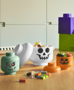LEGO Mini-boîte en forme de tête STORAGE HEAD SKELETON