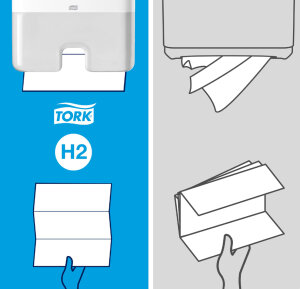 TORK Xpress Essuie-mains interfolié, 213 x 234,...