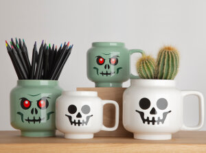 LEGO Mug SKELETON, 530 ml, dans un carton, blanc