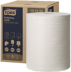 TORK Rouleau nettoyant et lustrant, 1 couche, 171 m, blanc