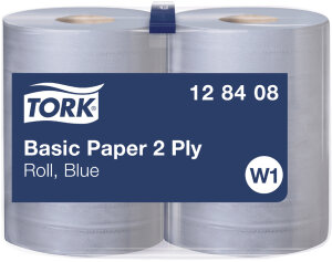 TORK Mehrzweck-Putzrolle, 2-lagig, blau, 340 m