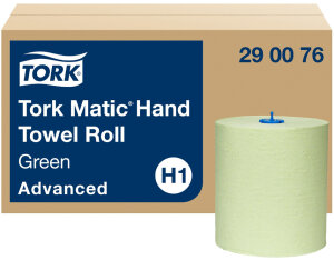 TORK Matic Handtuchrolle, 2-lagig, grün, 150 m