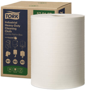 TORK Industrie-Putzrolle, 1-lagig, weiss, 60,8 m