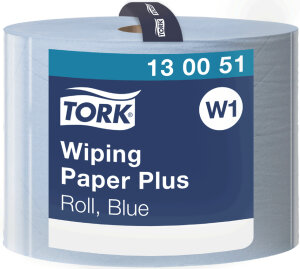 TORK Mehrzweck-Putzrolle, 2-lagig, blau, 510 m