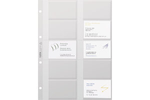 KOLMA Poche transparent A4 57.625.20 CopyResistant, cartes 5 pcs.