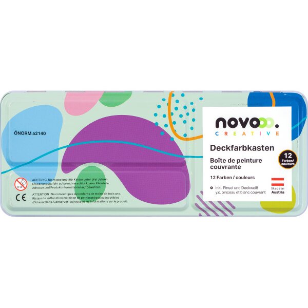 NOVOOO Bo&icirc;te des couleurs 93933-0008 12 couleurs