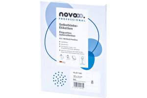 NOVOOO Etiquette 105x74mm 67156 blanc 800 pièces