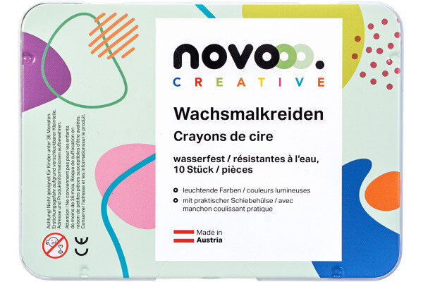NOVOOO Crayons de crire 93361-0008 10 Farben, imperm&eacute;abile