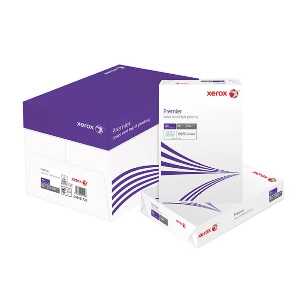 XEROX Premier FSC Businesspapier weiss A4 80g - 1 Karton (2500 Blatt)