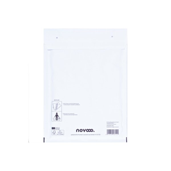 NOVOOO Luftpolstertasche Gr.4 E-1712139 weiss, 200x275mm 100 Stück