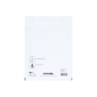 NOVOOO Enveloppe molleton Gr.4 E-1712139 blanc, 200x275mm...