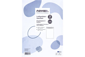 NOVOOO Enveloppe molleton Gr.4 E-1712138 blanc, 200x275mm...