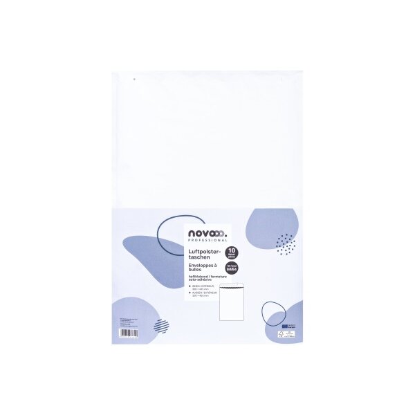 NOVOOO Luftpolstertasche Gr.9 E-1712152 weiss, 320x455mm 10 St&uuml;ck