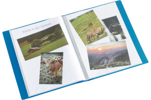 KOLMA Sichtbuch Easy A4 03.752.05 blau 20 Taschen