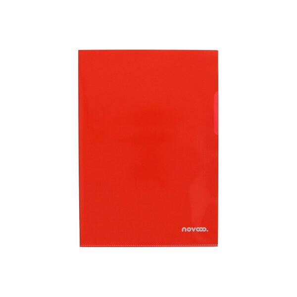 NOVOOO Pro Sichtmappen 120my A4 400197759 rot genarbt 100 Stück
