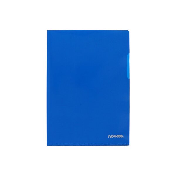 NOVOOO Pro Sichtmappen 140my A4 400197771 blau glatt 100 Stück