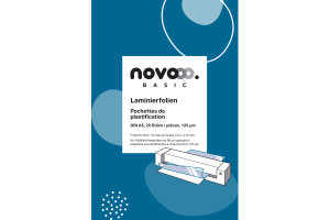 NOVOOO Pochettes a plastifier A5 47030000 brillant, 125my...