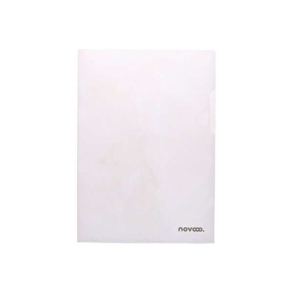 NOVOOO Pro Sichtmappen 120my A4 400197754 transparent genarbt 25 Stück