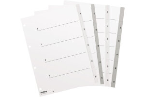 KOLMA Répertoires KolmaFlex A4 18.564.16 blanc 1-6