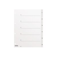 KOLMA Register KolmaFlex A4 18.564.16 weiss 1-6