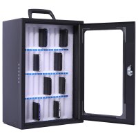 pavo Armoire pour smartphones, pour 48 smartphones, gris