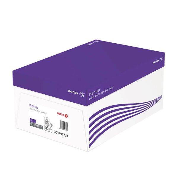 XEROX Premier FSC Businesspapier weiss A3 80g - 1 Karton (2500 Blatt)