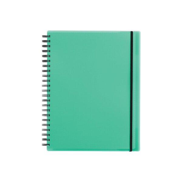 KOLMA Cahier spir.EASY KolmaFlex A4 06.550.01 vert, quadrill&eacute; 5mm 100 feuil.