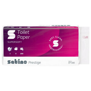 SATINO Prestige Papier de toilette extra blanc, 3...