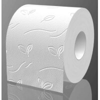 KATRIN Plus Toilettenpapier weiss, 3-lagig, 250 Blatt - 1/2 Palette (792 Rollen)