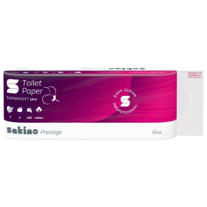 SATINO Prestige Cotton Papier de toilette extra blanc, 3...
