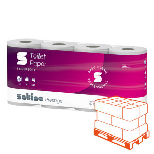 SATINO Prestige Papier de toilette extra blanc, 3...